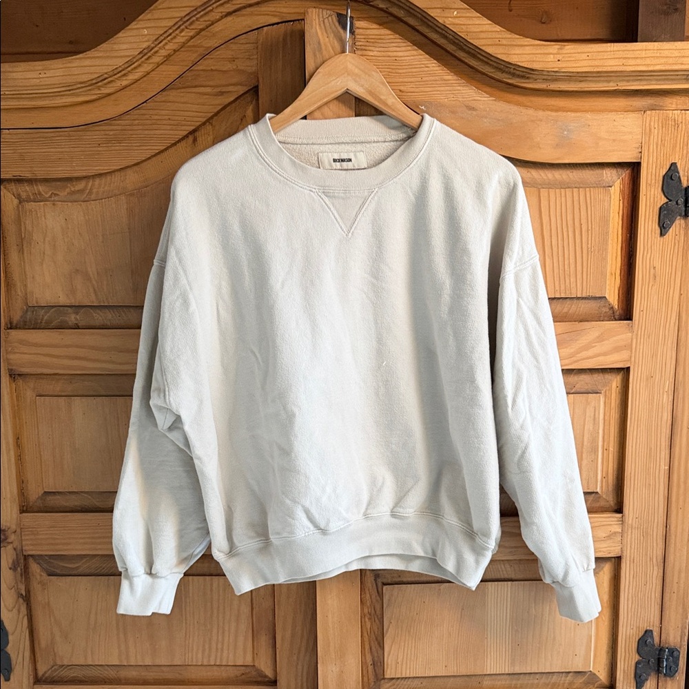 Buck Mason Crewneck Sweatshirt - Off-White